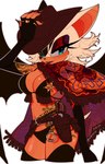 anthro bikini_cowgirl clothing cowboy_hat cuff_(restraint) female handcuffs hat headgear headwear metal_cuffs restraints sheriff_badge solo toothpick_in_mouth sega sonic_the_hedgehog_(series) rouge_the_bat absurd_res hi_res portrait three-quarter_portrait