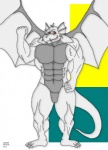 3_toes 5_fingers abs anthro biceps big_muscles claws feet fingers flexing grin huge_muscles male muscular muscular_anthro muscular_male nude pecs pose smile solo standing tail toe_claws toes wings maxime-jeanne mythology neopets dragon draik_(neopets) mythological_creature mythological_scalie neopet_(species) scalie 2013 hi_res