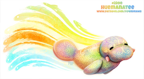 ambiguous_gender crayon eyes_closed feral humor pun simple_background solo visual_pun white_background piper_thibodeau aquatic mammal manatee sirenian 2018 digital_media_(artwork) digital_painting_(artwork) painting_(artwork)