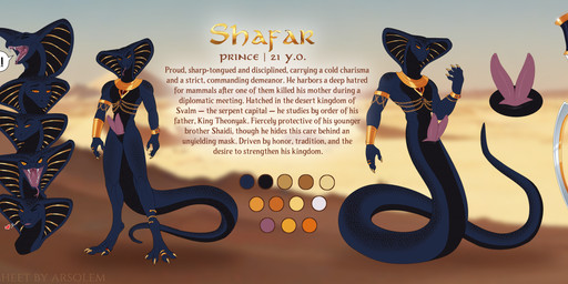 2_penises angry animal_genitalia animal_penis anthro apode cloaca confident desert egyptian flirting genital_slit genitals gold_accessory happy hemipenes jewelry khopesh legless male melee_weapon multi_genitalia multi_penis penis prince royalty sad serpentine solo sword weapon owl_light cobra draconcopode naga reptile scalie snake hi_res model_sheet