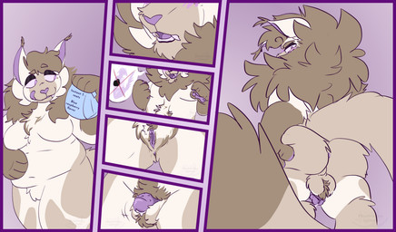 anthro anus backsack ball_tuft balls breasts butt clitoris female flaccid fluffy ftm_transformation gender_transformation genital_transformation genitals glans male masculinization nude penile_spines penis purple_genitals slightly_chubby solo tail transformation transformation_by_substance transformation_sequence tuft vulva vulva_to_penis_tf marshmallowlemons patch_(marshmallowlemons) domestic_cat felid feline felis hybrid mammal comic hi_res trans_(lore) trans_man_(lore)