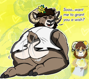 anthro bodily_fluids clothed clothing looking_at_viewer male partially_clothed solo sweat sweatdrop sebboh echo_(game) echo_(series) echo_project carl_hendricks bovid caprine mammal mii sheep