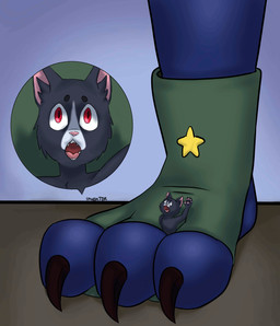 anthro barefoot claws clothing cutaway duo feet feral foot_fetish foot_focus footwear front_view fur hindpaw macro male male/male micro nails pawpads paws scary socks soles solo_focus star teasing wrinkles inventor_(artist) dinosaur domestic_cat felid feline felis mammal prehistoric_species reptile scalie 2021 absurd_res animated animated_gif hi_res short_playtime signature