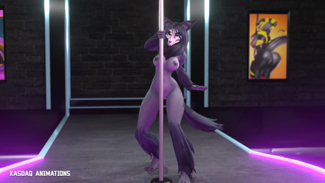 anthro black_body black_fur black_hair bone bouncing_breasts breasts dancing female fur genitals hair nipples nude pole pole_dancing presenting presenting_vulva skull skull_head small_waist solo stripper stripper_pole tail teleportation vulva epilepsy_warning kasdaq cumminham_(modeler) scp_foundation scp-1471-a scp-1471-a_(cumminham) canid malo mammal monster 16:9 3d_(artwork) 3d_animation animated blender_(artwork) digital_media_(artwork) hi_res no_sound short_playtime video widescreen