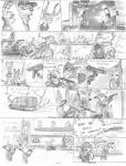 2016 absurd_res anthro canid canine canis clothed clothing comic coyote coywire_(pvtscott) deer dialogue disney english_text exclamation_point eyewear female fox fur glasses hi_res hybrid jack_savage judy_hopps lagomorph leporid male mammal megan_fawkes monochrome necktie nick_wilde pvtscott question_mark rabbit red_fox text true_fox wolf zootopia