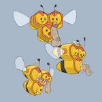 1:1 antennae_(anatomy) arthropod arthropod_abdomen bee bestiality bodily_fluids combee cum cum_in_mouth cum_inside disembodied_penis female feral food generation_4_pokemon genital_fluids genitals heart_symbol honey_(food) honey_on_genitals human human_on_feral humanoid_genitalia humanoid_penis hymenopteran insect insect_wings interspecies licking male male/female mammal nintendo obscenecanary oral penile penis penis_lick pokemon pokemon_(species) sex simple_background solo tongue tongue_out wings