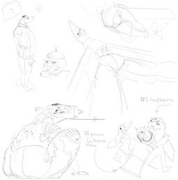 aircraft anthro beverage big_butt butt drinking female flying group machine male overweight vehicle daleks2377 aeromorph living_aircraft living_machine living_vehicle absurd_res hi_res monochrome sketch_page