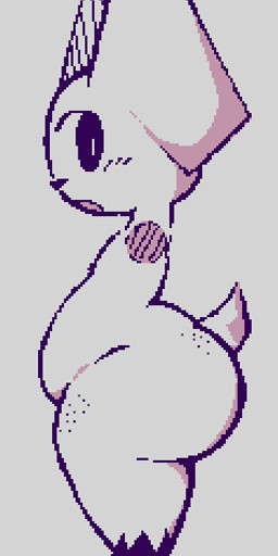 anthro big_butt blush bottom_heavy butt freckled_butt freckled_hips freckles grey_background hooves looking_at_viewer male nude open_mouth side_eye side_view simple_background solo tail thick_thighs unguligrade white_body mousebytes34 doodle_demon_(mousebytes34) demon humanoid mammal aliasing digital_media_(artwork) full-length_portrait portrait