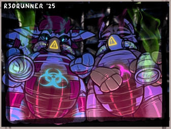 big_diaper biohazard_symbol blue_eyes diaper fart_tubes feces glowing glowing_eyes hair hand_on_diaper hazard_symbol looking_at_viewer looking_down purple_eyes soiled_diaper soiling symbol tan_body touching_diaper unclean_diaper used_diaper white_body r3drunner mythology toast_(r3drunner) animate_inanimate avian diaper_creature gryphon mythological_avian mythological_creature