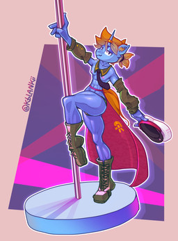dancing male pole pole_dancing solo kblankii hasbro my_little_pony equid equine horse mammal pony hi_res