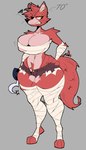 angry anthro big_breasts bottomwear breasts clothed clothing crossgender ear_piercing ear_ring female fingers gold_(metal) gold_tooth hook hook_hand hotpants legwear mtf_crossgender piercing ring_piercing shorts skimpy solo tail thick_thighs thigh_highs xexeezy five_nights_at_freddy's scottgames foxy_(fnaf) canid canine fox mammal 2024 digital_media_(artwork) hi_res unavailable_at_source