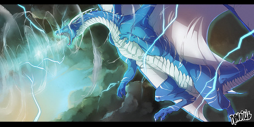black_bars claws feral membrane_(anatomy) membranous_wings open_mouth solo tail teeth wings ravoilie european_mythology mythology dragon mythological_creature mythological_scalie scalie western_dragon 2015 2:1 digital_media_(artwork) hi_res letterbox