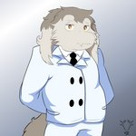 clothing fur looking_at_viewer male simple_background solo suit white_clothing white_suit guispe_opockjha friday_night_funkin' ryan_d equid equine horse mammal pony 1:1 2023 digital_drawing_(artwork) digital_media_(artwork) hi_res watermark