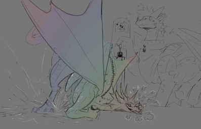 2_penises animal_genitalia animal_penis bodily_fluids claws collar container cum cum_on_ground cumshot cup duo ear_frill ejaculation equine_genitalia equine_penis erection feral finger_claws frill_(anatomy) genital_fluids genitals hands-free horn looking_at_another looking_pleasured male membrane_(anatomy) membranous_wings multi_genitalia multi_penis penis snout spontaneous_ejaculation tapering_penis toe_claws tongue tongue_out wings fuegodelalma mythology wings_of_fire anaconda_(canihugagryphon) dragon hybrid mudwing_(wof) mythological_creature mythological_scalie rainwing_(wof) sandwing_(wof) scalie hi_res sketch