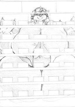 anthro eos9 furry absurd_res hi_res monochrome traditional_media_(artwork)