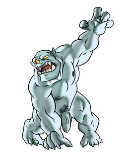 balls biceps casual_nudity deltoids feet flaccid foreskin genitals grey_body male manly muscular muscular_male nipples nude pecs penis pubes quads simple_background solo toes unretracted_foreskin white_background dilgearwolfang humanoid orc hi_res