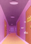 ceiling curtains detailed_background door ellipsis furniture hallway heart_symbol sign text vase zero_pictured michiyoshi hi_res