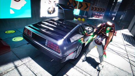 bikini bikini_top boots bottomwear bracelet breasts car choker clock clothing dark_body dark_skin ear_piercing ear_stud eyebrows eyelashes female footwear jewelry navel necklace pants piercing pseudo_hair shoes solo standing swimwear tentacle_hair tentacles two-piece_swimsuit vehicle watch wristwatch nexusmind nintendo splatoon marina_(splatoon) animal_humanoid cephalopod humanoid marine mollusk mollusk_humanoid octarian 16:9 2025 3d_(artwork) absurd_res digital_media_(artwork) hi_res widescreen