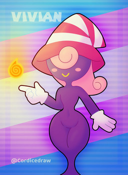 blush clothing curvy_figure female fire flag gloves hair handwear hat headgear headwear legless lgbt_pride magic_user navel not_furry pink_hair pride_color_background pride_colors purple_body shortstack simple_background smile solo text thick_thighs transgender_pride_colors white_clothing white_gloves white_handwear wide_hips witch witch_hat cordicedraw mario_bros nintendo paper_mario paper_mario:_the_thousand_year_door vivian_(mario) ghost humanoid shadow_siren spirit absurd_res english_text hi_res signature trans_(lore) trans_woman_(lore)