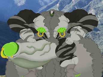 anthro ball_tuft balls big_balls big_muscles big_nipples big_pecs big_penis chest_tuft erection genital_piercing genitals green_nipples huge_balls huge_muscles huge_nipples huge_pecs huge_penis hyper hyper_balls hyper_genitalia hyper_muscles hyper_penis machine male muscular muscular_male nipple_piercing nipples pecs penis penis_piercing piercing solo tuft vein veiny_muscles veiny_penis artyharri zaxxon protogen hi_res