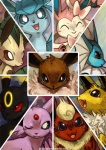 ambiguous_gender blue_eyes brown_body brown_fur evolutionary_family eyes_closed feral fur group looking_at_viewer one_eye_closed open_mouth red_eyes smile split_screen tongue wink yellow_body yellow_fur zayger nintendo pokemon canid canine eevee eeveelution espeon flareon generation_1_pokemon generation_2_pokemon generation_4_pokemon generation_6_pokemon glaceon jolteon leafeon mammal pokemon_(species) sylveon umbreon vaporeon digital_media_(artwork) digital_painting_(artwork) painting_(artwork)