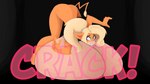 anthro back_pain bent_over big_breasts biped blonde_hair breast_expansion breasts expansion fallen_over female green_eyes hair huge_breasts hyper hyper_breasts immobile ponytail solo 7-light-of-shadows-7 activision crash_bandicoot_(series) coco_bandicoot bandicoot mammal marsupial 16:9 widescreen