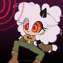 anthro big_breasts bodily_fluids breasts clothed clothing countershade_fingers drooling eyelashes female fur hair horn hypnosis long_ears messy_hair mind_control open_mouth ringed_eyes saliva sitting solo white_body white_fur hypnosalazzle idw_publishing sega sonic_the_hedgehog_(comics) sonic_the_hedgehog_(idw) sonic_the_hedgehog_(series) lanolin_the_sheep_(sonic) bovid caprine mammal sheep 1:1 absurd_res hi_res