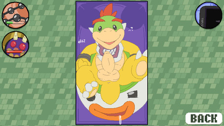 3_toes anal_beads anthro anus balls black_eyes bodily_fluids cellphone claws drooling electronics erection feet foreskin front_view genitals hud humanoid_genitalia humanoid_penis koopa_clown_car looking_at_viewer male nude penis phone question_mark saliva sex_toy smartphone smile soles solo text toe_claws toes young young_anthro young_male argon_vile mario_bros monster_mind nintendo bowser_jr. dragon_koopa koopa scalie 16:9 2019 aliasing digital_media_(artwork) english_text widescreen