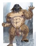 abs barbed_corona_glans barbed_humanoid_penis claws foreskin genital_piercing genitals glans humanoid_genitalia humanoid_penis hybrid_genitalia hybrid_penis male mask muscular muscular_humanoid muscular_male navel navel_piercing nipple_piercing nipples pecs penile_spines penis penis_piercing piercing retracted_foreskin sharp_teeth solo teeth vein veiny_arms veiny_muscles veiny_penis veiny_thighs fishingmanmax predator_(franchise) alien humanoid yautja hi_res