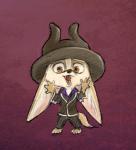 4_fingers anthro barefoot big_ears big_head biped bottomwear clothed clothing feet fingers front_view fully_clothed hat headgear headwear looking_at_viewer male open_mouth open_smile orange_eyes pants smile solo standing tongue mortic_ox disney zootopia finnick_(zootopia) canid canine fennec_fox fox mammal true_fox 2016