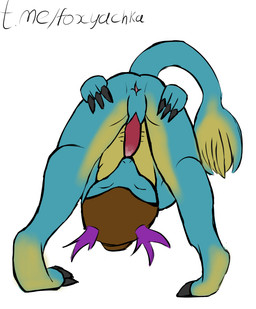 anthro anus autofellatio male masturbation oral oral_masturbation penile penile_masturbation simple_background solo tail white_background dota valve valve_corporation slark_the_nightcrawler aquatic fish
