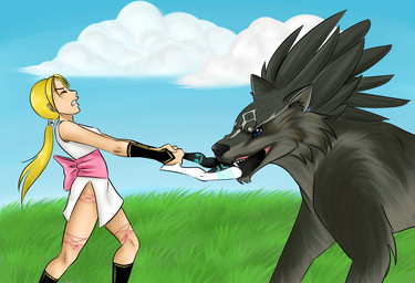 2012 ambiguous_gender blonde_hair blue_eyes bow canine clothed clothing cloud codeclassified dog ear_piercing eyes_closed facial_markings fangs female feral footwear fur grass hair human humanoid invalid_tag link_(wolf_form) mammal markings midna multicolored_fur multicolored_skin nintendo piercing ponytail struggling the_legend_of_zelda tug_of_war twilight_princess video_games vore
Rating: Explicit
Score: -2
User: AoBird
Date: August 16, 2018 2012 ambiguous_gender blonde_hair blue_eyes bow canine clothed clothing cloud codeclassified dog ear_piercing eyes_closed facial_markings fangs female feral footwear fur grass hair human humanoid invalid_tag link_(wolf_form) mammal markings midna multicolored_fur multicolored_skin nintendo piercing ponytail struggling the_legend_of_zelda tug_of_war twilight_princess video_games vore
Rating: Explicit
Score: -2
User: AoBird
Date: August 16, 2018