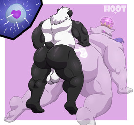 all_fours anal anal_impregnation anal_penetration anthro balls big_butt bodily_fluids butt crown crown_only cum cum_in_ass cum_inside cumshot cumshot_in_ass duo ejaculation genital_fluids genitals ghost_sex headgear headgear_only heart_symbol impregnation male male/male male_impregnating_male muscular muscular_anthro muscular_male nude ovum ovum_with_heart penetration penile penile_penetration penis_in_ass pregnant pregnant_male sex sperm_cell tongue tongue_out translucent translucent_body dg254 luigi's_mansion mario_bros nintendo king_boo stiban_(character) bear boo_(mario) ghost giant_panda mammal spirit absurd_res hi_res