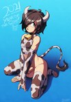 animal_print animal_print_thigh_highs balls bell bell_collar black_body black_fur black_hair blue_background bottomless bottomless_humanoid bottomless_male clothed clothing collar cow_print cow_print_armwear cow_print_elbow_gloves cow_print_legwear cow_print_lingerie cow_print_thigh_highs cow_print_topwear cowbell femboy flaccid foreskin fur genitals hair hair_over_eye horn humanoid_genitalia humanoid_penis kneeling legwear male multicolored_body multicolored_fur one_eye_obstructed pattern_clothing pattern_legwear pattern_thigh_highs penis simple_background solo tail tail_tuft text thigh_highs tuft two_tone_body two_tone_fur white_body white_fur wide_eyed naughtyjester chinese_zodiac year_of_the_ox animal_humanoid bovid bovid_humanoid bovine bovine_humanoid cattle_humanoid horned_humanoid humanoid mammal mammal_humanoid tailed_humanoid 2021 english_text hi_res