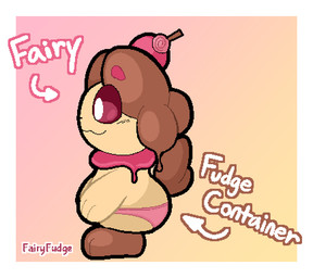 ambiguous_gender biped blush blush_lines border clothing directional_arrow dripping gradient_background panties pink_clothing pink_eyes pink_panties pink_underwear simple_background solo standing text underwear white_border fairyfudge evil_container nintendo pokemon mitzu_(fairyfudge) generation_6_pokemon pokemon_(species) slurpuff artist_name digital_media_(artwork) meme male_(lore)