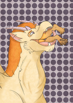 anthro duo feral male male/male open_mouth oral_vore vore kejisun mythology dragon mythological_creature mythological_scalie scalie absurd_res hi_res