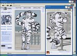 2yk anthro balls butt exercise genitals greeting male muscular network nude penis social solo text vintage workout forfun2 felid mammal pantherine siberian_tiger tiger english_text hi_res model_sheet url