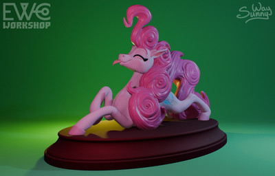 elements_of_harmony ewc_workshop feral figurine one_eye_closed sculpture smile smirk solo statue tongue tongue_out wink sunny_way friendship_is_magic hasbro my_little_pony pinkie_pie_(mlp) earth_pony equid equine horse mammal pony 3d_(artwork) 3d_model_showcase digital_media_(artwork) hi_res zbrush_(artwork)