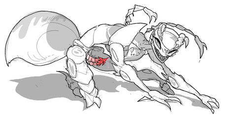 antennae_(anatomy) anthro bodily_fluids claws colored_cum cum erection genital_fluids genitals humanoid_genitalia humanoid_penis machine male open_mouth penis sharp_teeth simple_background smile solo spiked_penis spikes spikes_(anatomy) teeth unusual_bodily_fluids unusual_cum unusual_genital_fluids hamfootsia hasbro takara_tomy transformers transformers:_beast_wars inferno_(beast_wars) ant arthropod cybertronian hymenopteran insect predacon robot digital_media_(artwork) hi_res