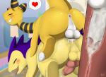 all_fours ampharos anal anal_penetration anus backsack balls balls_deep blush bodily_fluids butt clenched_teeth cum cum_in_ass cum_inside cum_on_balls cum_on_butt cum_while_penetrated cutaway dashing_wanderer_ampharos doggystyle duo ejaculation erection eyes_closed feral from_behind_position generation_2_pokemon genital_fluids genitals glans hands-free heart_symbol humanoid_genitalia humanoid_penis inside internal knot male male/male male_penetrated male_penetrating male_penetrating_male mammal nintendo nude open_mouth orgasm penetration penis perineum pink_penis pokemon pokemon_(species) pokemon_mystery_dungeon sex simple_background spike_chunsoft sweat teeth tongue tongue_out typhlosion white_penis winick-lim yellow_body yellow_skin ying yingpingu
