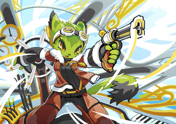action_pose aiming animal_ears anthro armor bottomwear cat_tail clothed clothing cute_fangs eyeliner eyewear eyewear_on_head fangs female fingerless_gloves fur gloves goggles goggles_on_head green_body green_fur gun handgun handwear headgear helmet holding_gun holding_object holding_ranged_weapon holding_weapon inside jacket jewelry long_sleeves looking_ahead makeup non-web_source open_clothing open_jacket open_mouth open_topwear pants piano_keys pose pupils ranged_weapon revolver shooting slit_pupils solo tail teeth topwear tsurime weapon wind yellow_eyeliner yellow_eyes tyson_tan freedom_planet galaxytrail corazon_tea domestic_cat felid feline felis mammal wildcat 2015 2016 absurd_res digital_media_(artwork) hi_res krita_(artwork)