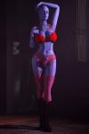 bra breasts clothed clothing genitals gynomorph intersex lingerie panties penis solo underwear asenak_(artist) bioware electronic_arts mass_effect mesana_(character) alien alien_humanoid asari humanoid 3d_(artwork) absurd_res digital_media_(artwork) hi_res