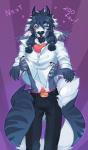 5_fingers anthro belt blue_eyes body_hair bottomwear chest_tuft clothing fingers happy_trail heterochromia horn looking_at_viewer male orange_eyes pants simple_background solo standing teeth text tuft undressing maaty-s mlarty ligerbull_(species) mammal 2016 english_text hi_res