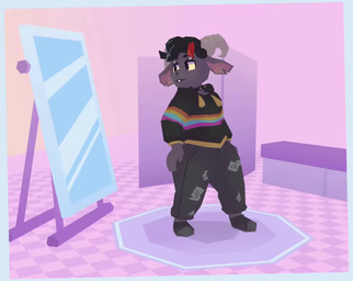 ambiguous_gender anthro clothed clothing diaper feces misleading_thumbnail pooping soiled_diaper soiling soiling_diaper solo stink_fumes unclean_diaper used_diaper using_diaper wearing_diaper goatedout innocentenough inno_(innocentenough) bovid caprine goat mammal 3d_(artwork) 3d_animation animated digital_media_(artwork) no_sound short_playtime video