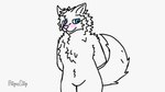 16:9 2d_animation animated anthro beans(redxw) canid canine canis digital_media_(artwork) embarrassed flipaclip_(artwork) fluffy male mammal redxw_(artist) short_playtime simple_background solo tail tail_motion tailwag watermark white_background widescreen wolf