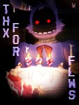 anthro bandage bandaged_arm bodily_fluids bow_tie cake candle celebration cum cum_on_self dessert ejaculation faceless_character fire food food_fetish food_play fur genital_fluids genitals machine male penis purple_body purple_fur red_eyes solo teeth text hornbunxx five_nights_at_freddy's five_nights_at_freddy's_2 scottgames withered_bonnie_(fnaf) animatronic lagomorph leporid mammal rabbit robot digital_drawing_(artwork) digital_media_(artwork) hi_res watermark