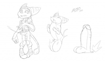 cock_transformation corruption ejaculation genitals hands-free male mutation on_model penis solo transformation hemkokima insomniac_games playstation ratchet_and_clank sony_corporation sony_interactive_entertainment ratchet_(ratchet_and_clank) lombax mammal monochrome