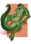 5_fingers acid anthro biceps bodily_fluids butt claws feet fingers green_body green_scales green_skin male muscular muscular_anthro muscular_male pecs red_eyes saliva scales seductive sharp_teeth solo spikes spikes_(anatomy) tail teeth toe_claws toes tongue tongue_out astrozerk mortal_kombat mortal_kombat_1 reptile_(mortal_kombat) lizard reptile saurian_(mortal_kombat) scalie hi_res