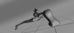 anthro anus big_breasts big_buttplug big_tongue breasts butt butt_focus corruption feet foot_focus gender_transformation gynomorph intersex latex looking_at_viewer mtg_transformation mti_transformation perspective solo transformation ulrur butterslash latex_creature living_latex mammal rodent sciurid tree_squirrel absurd_res hi_res