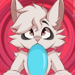 abstract_background anthro big_penis blue_penis brown_eyes cheek_tuft duo erection facial_tuft fellatio fur genitals hair male male/male oral penile penis penis_in_mouth red_background sex simple_background tan_body tan_fur tan_hair tan_nose tuft syncbanned 1:1 2024 2d_animation animated frame_by_frame hi_res short_playtime